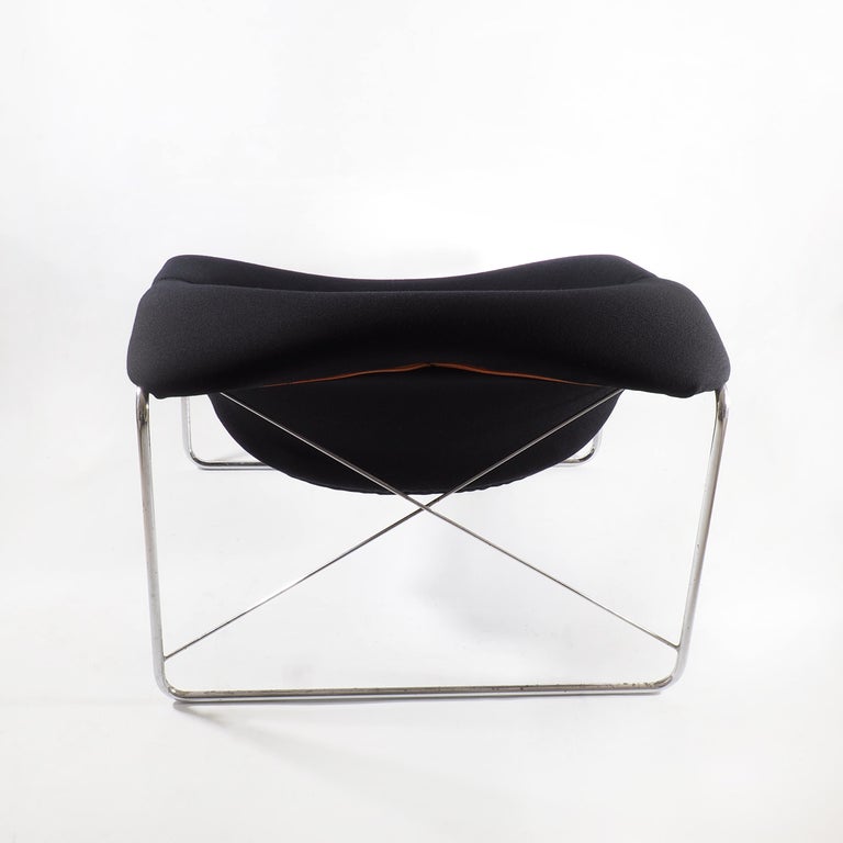 Steel Olivier Mourgue 'Cubique' Chair by Airborne International, France, 1968 For Sale