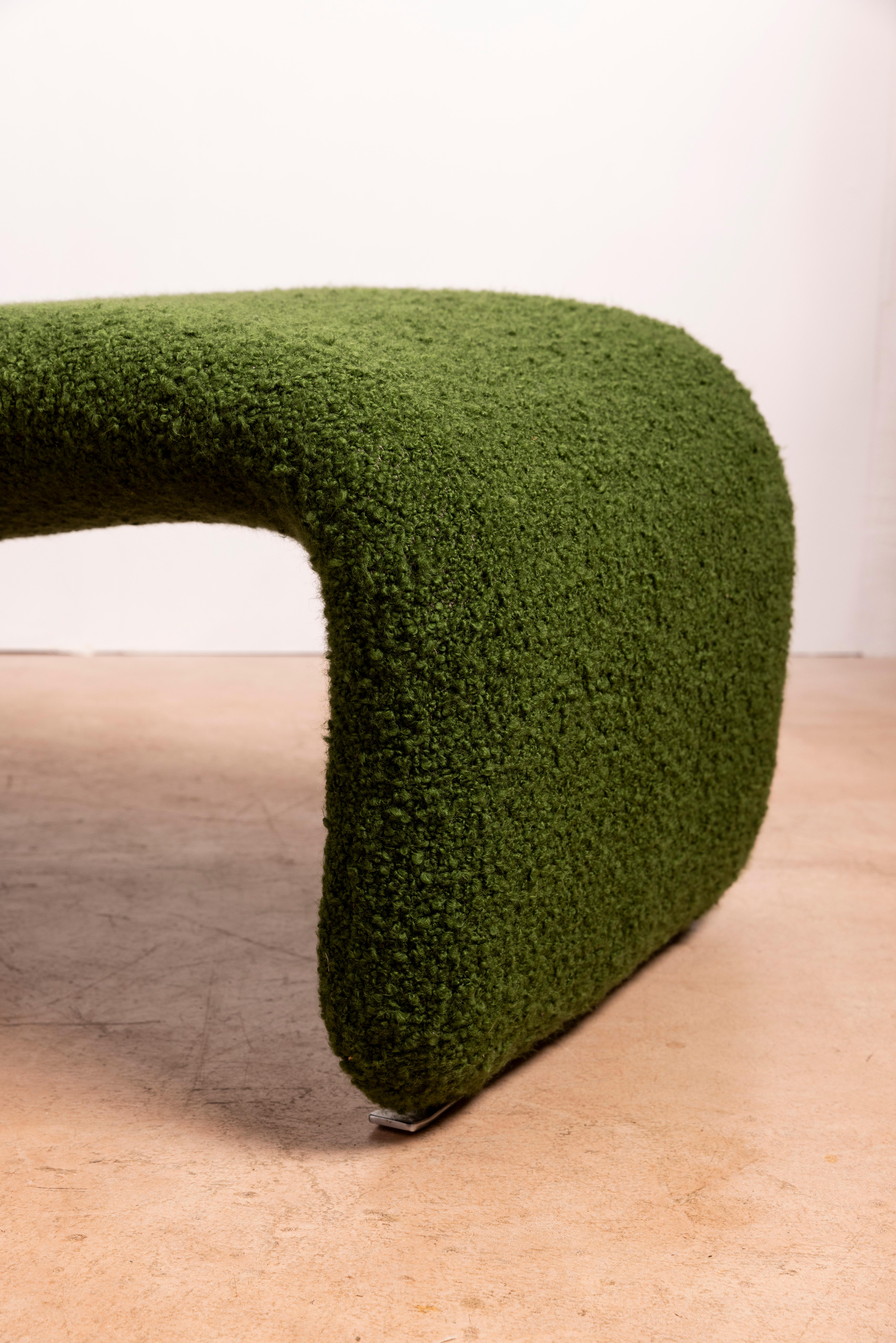 Olivier Mourgue Djinn Chaise Longue für Airborne mit Stoff von Pierre Frey im Zustand „Gut“ im Angebot in Santa Gertrudis, Baleares