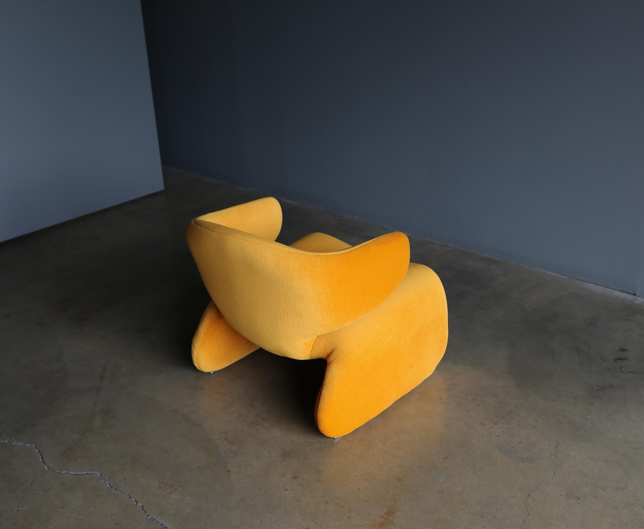 Olivier Mourgue “Djinn” Lounge Chairs for Airborne, circa 1964 4