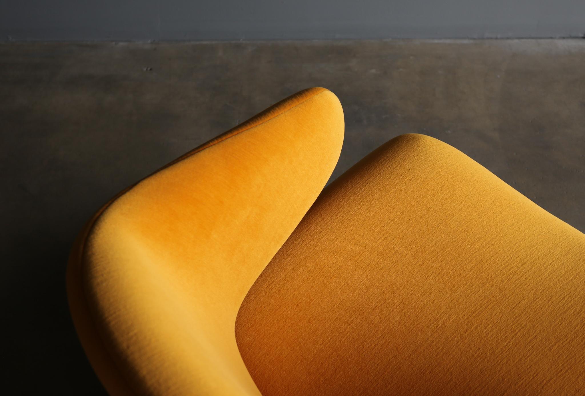 Steel Olivier Mourgue “Djinn” Lounge Chairs for Airborne, circa 1964