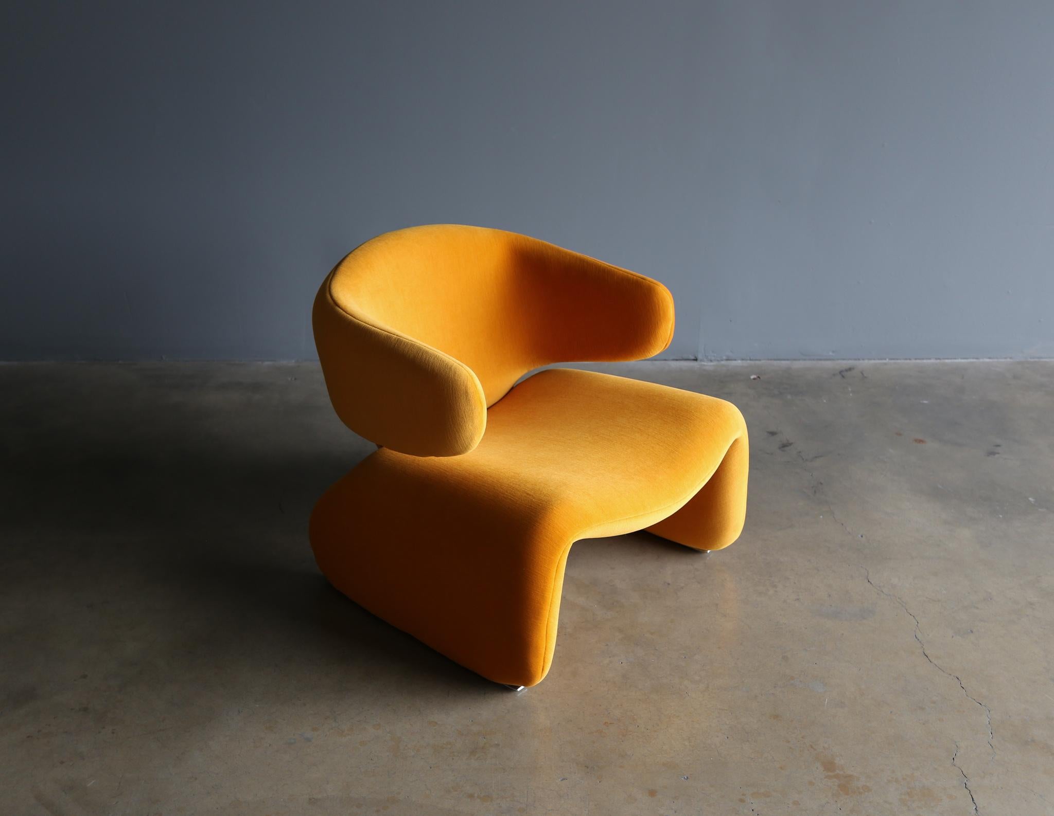 Olivier Mourgue “Djinn” Lounge Chairs for Airborne, circa 1964 1
