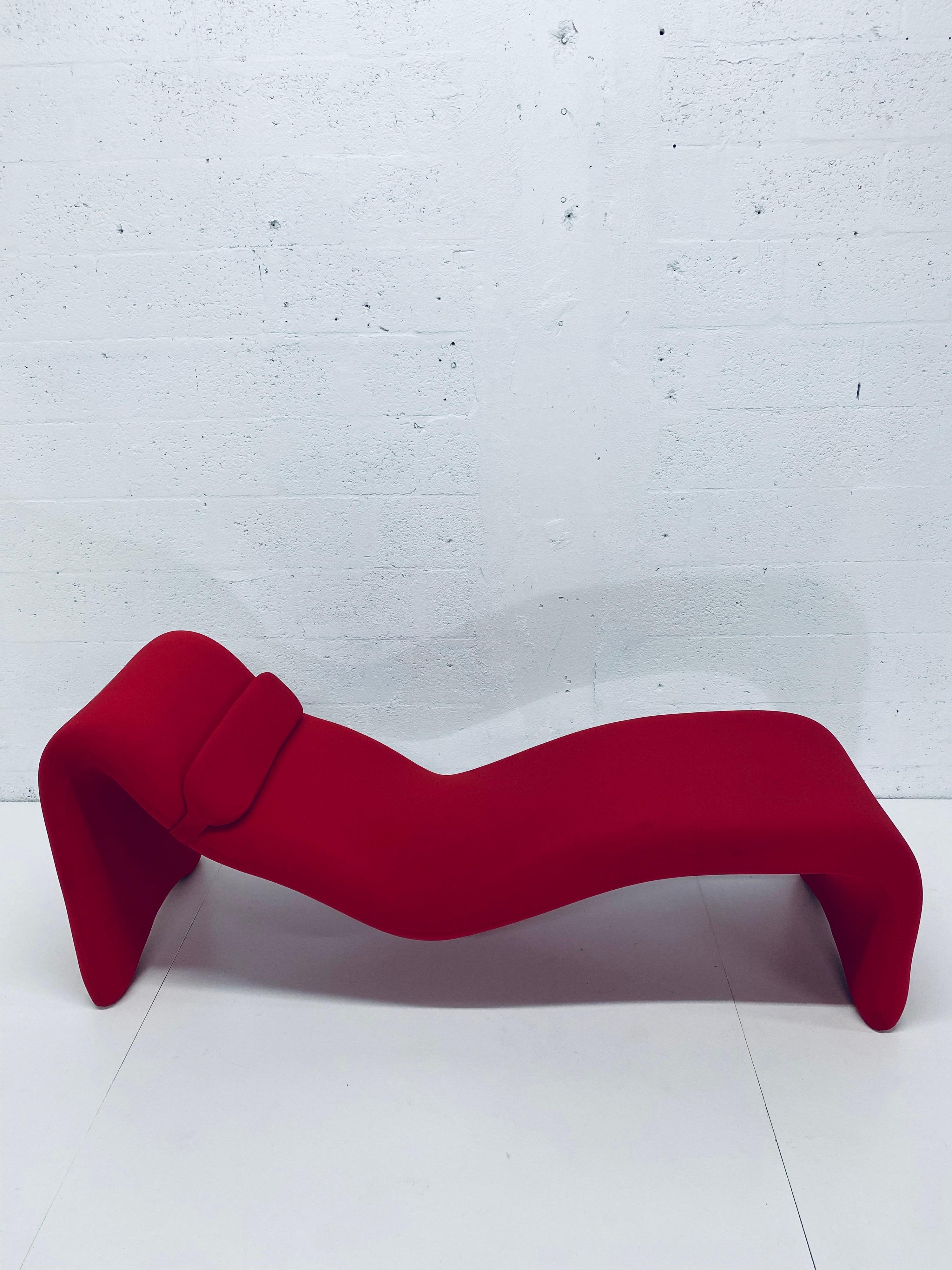 Olivier Mourgue Djinn Style Relaxer Wave Chaise Lounge for Quebec 69 7
