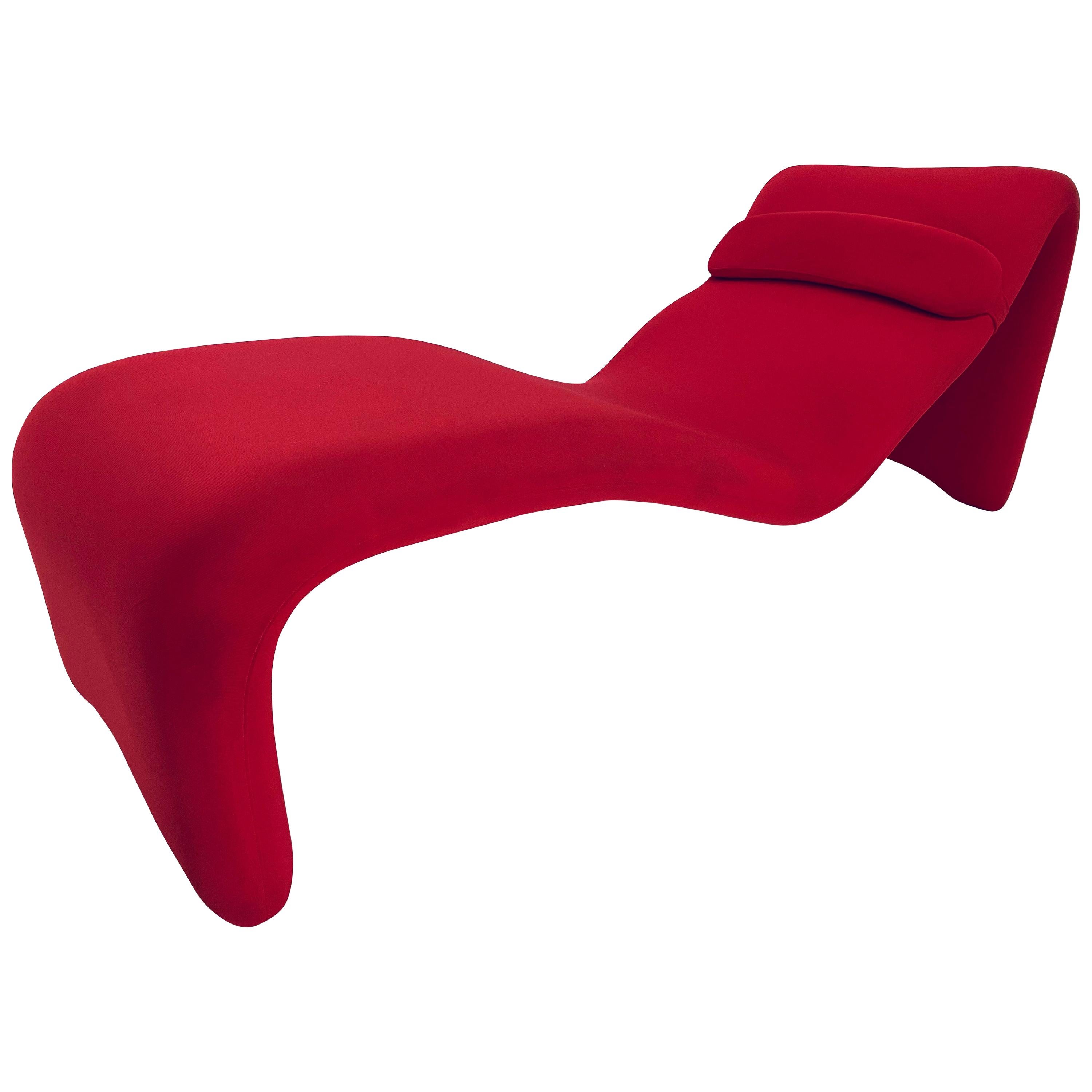 Olivier Mourgue Djinn Style Relaxer Wave Chaise Lounge for Quebec 69