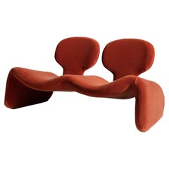 Olivier Mourgue Djinn Sofa in Mohair for Airborne, France 1960's