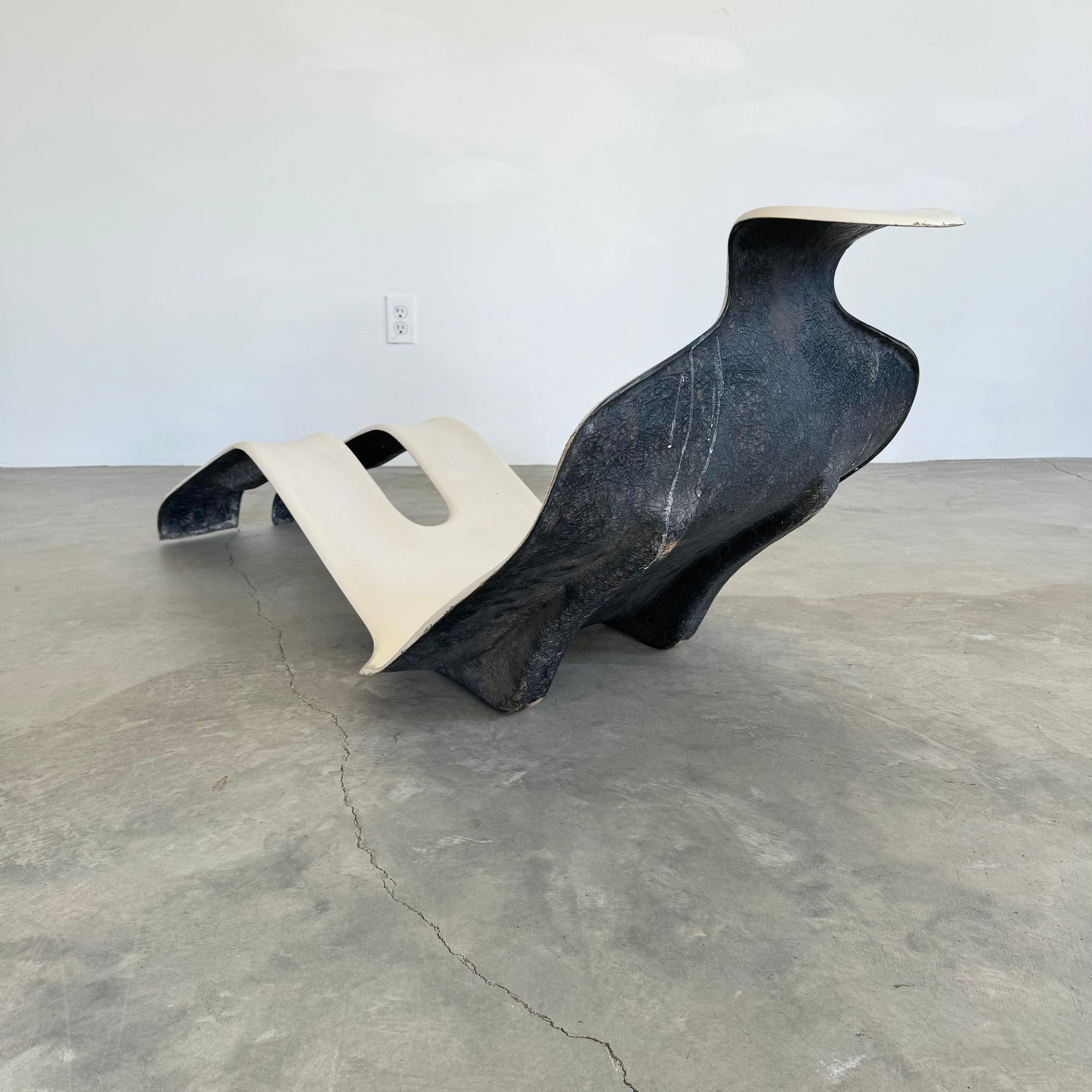 Olivier Mourgue Silla de salón de fibra de vidrio, 1971 Francia en Excelente estado para la venta en Los Angeles, CA