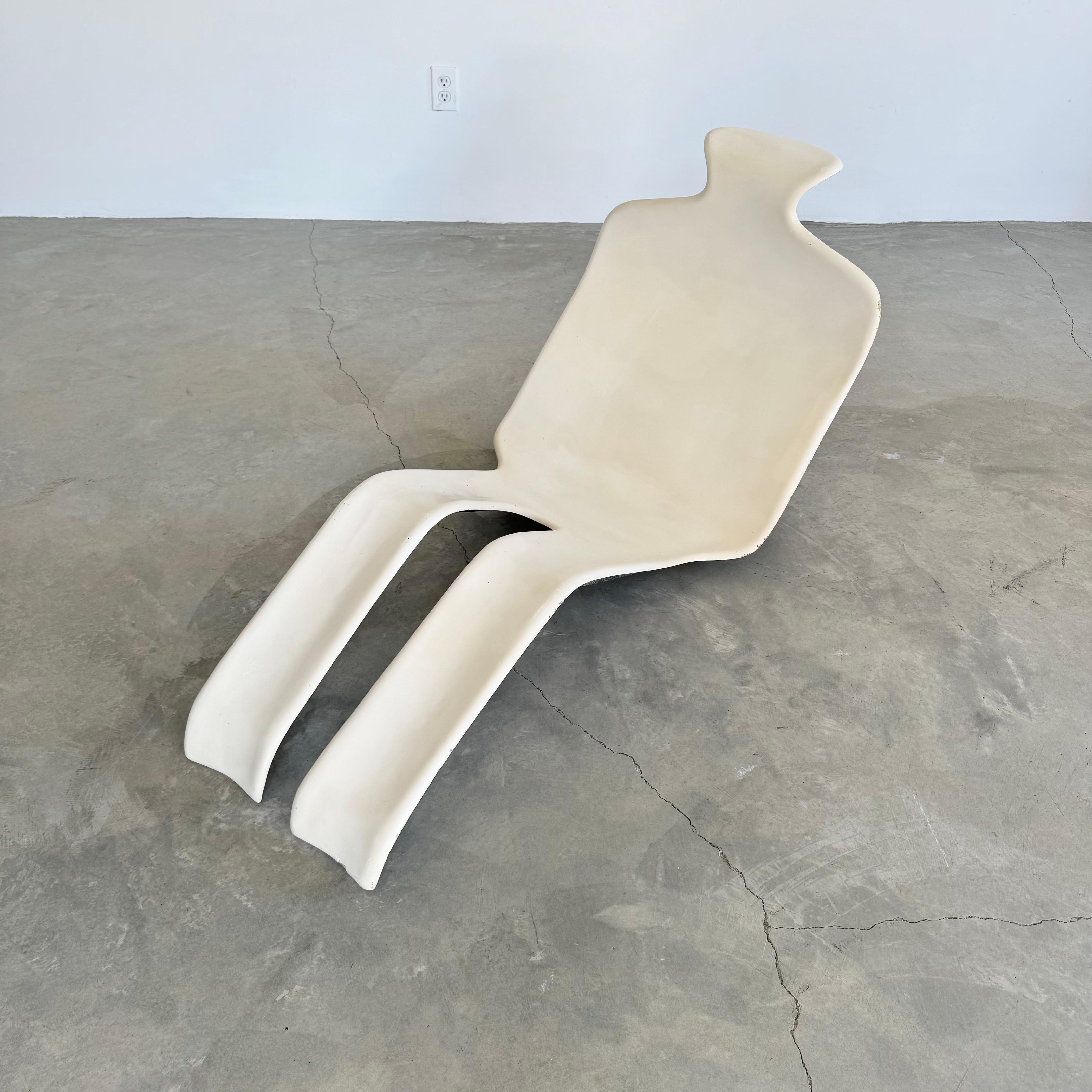 Olivier Mourgue Silla de salón de fibra de vidrio, 1971 Francia finales del siglo XX en venta
