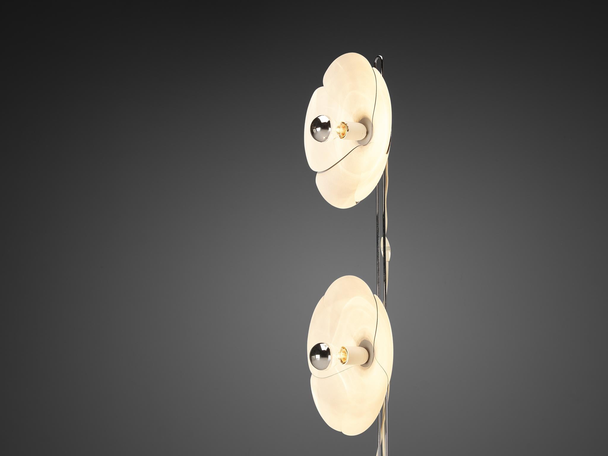 Lampe à fleurs Olivier Mourgue pour Disderot Bon état - En vente à Waalwijk, NL