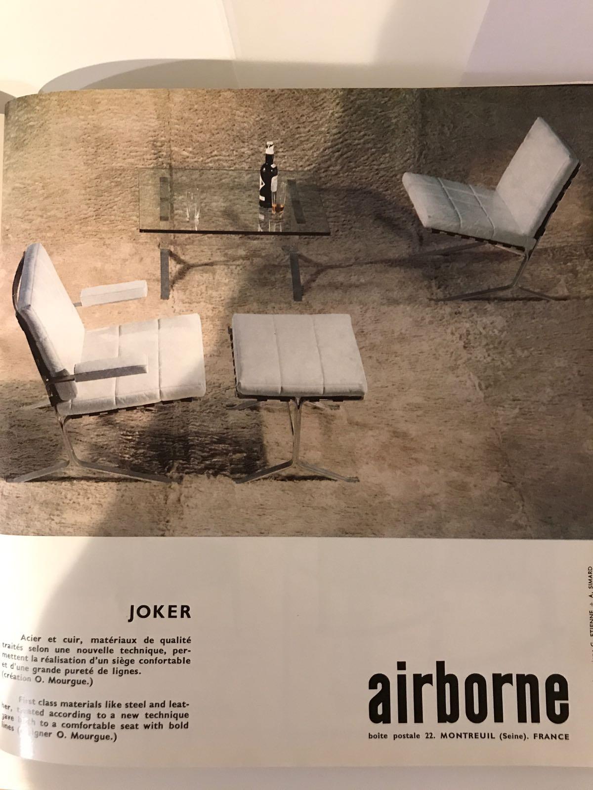 Olivier Mourgue Joker Lounge Chair Airborne, 1960s For Sale 6