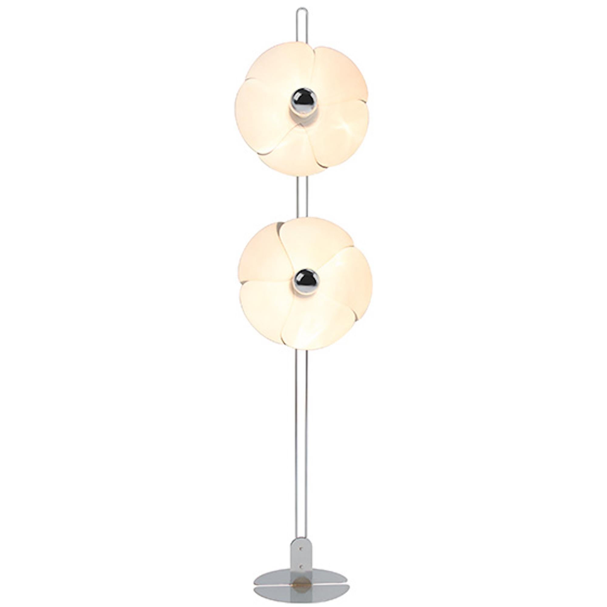 Olivier Mourgue Model 2093-80 Floor Lamp for Disderot In New Condition For Sale In Glendale, CA