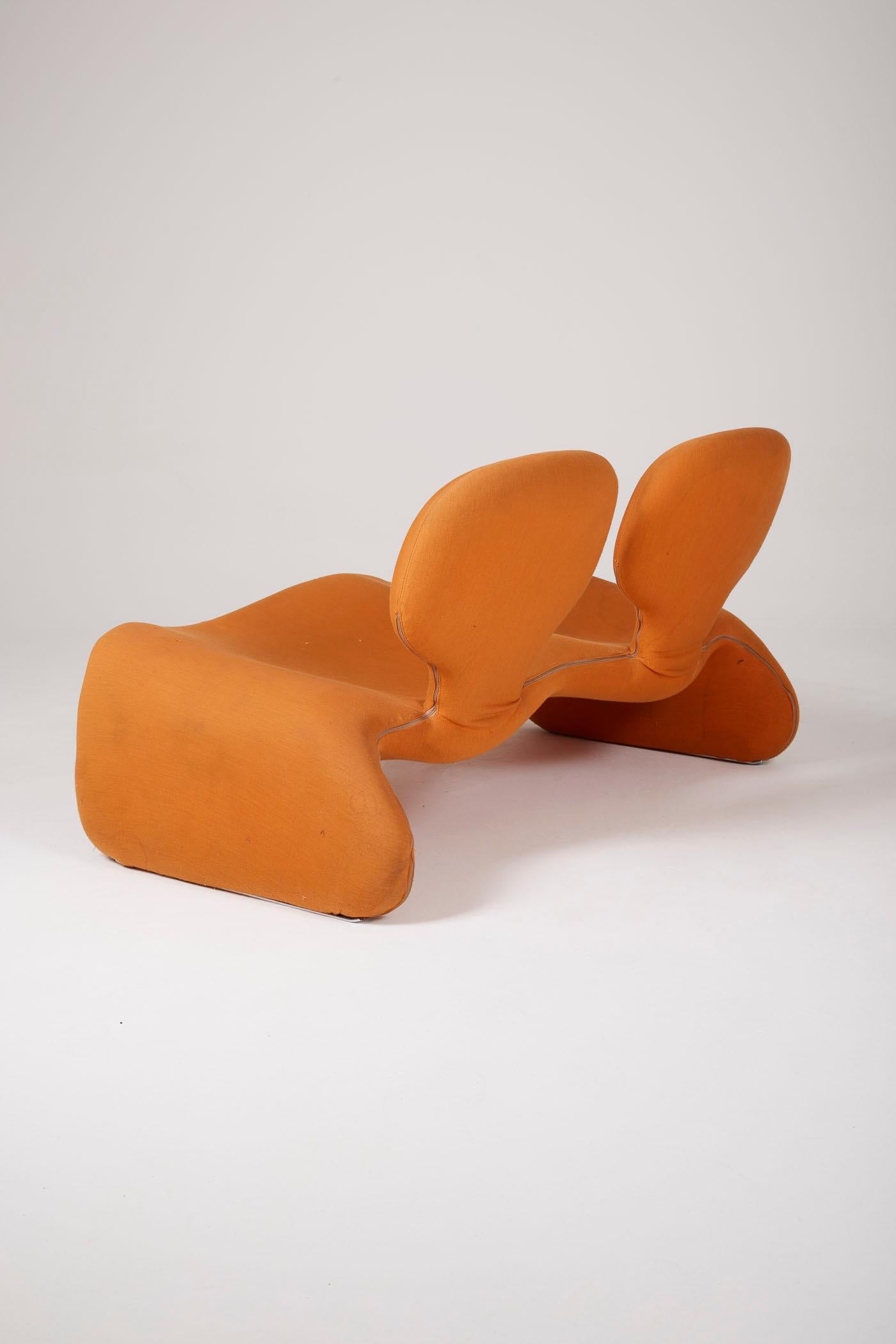 Textile Olivier Mourgue sofa