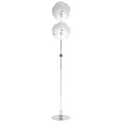 Olivier Mourgue Standing Lamp in Brushed Stainless Steel