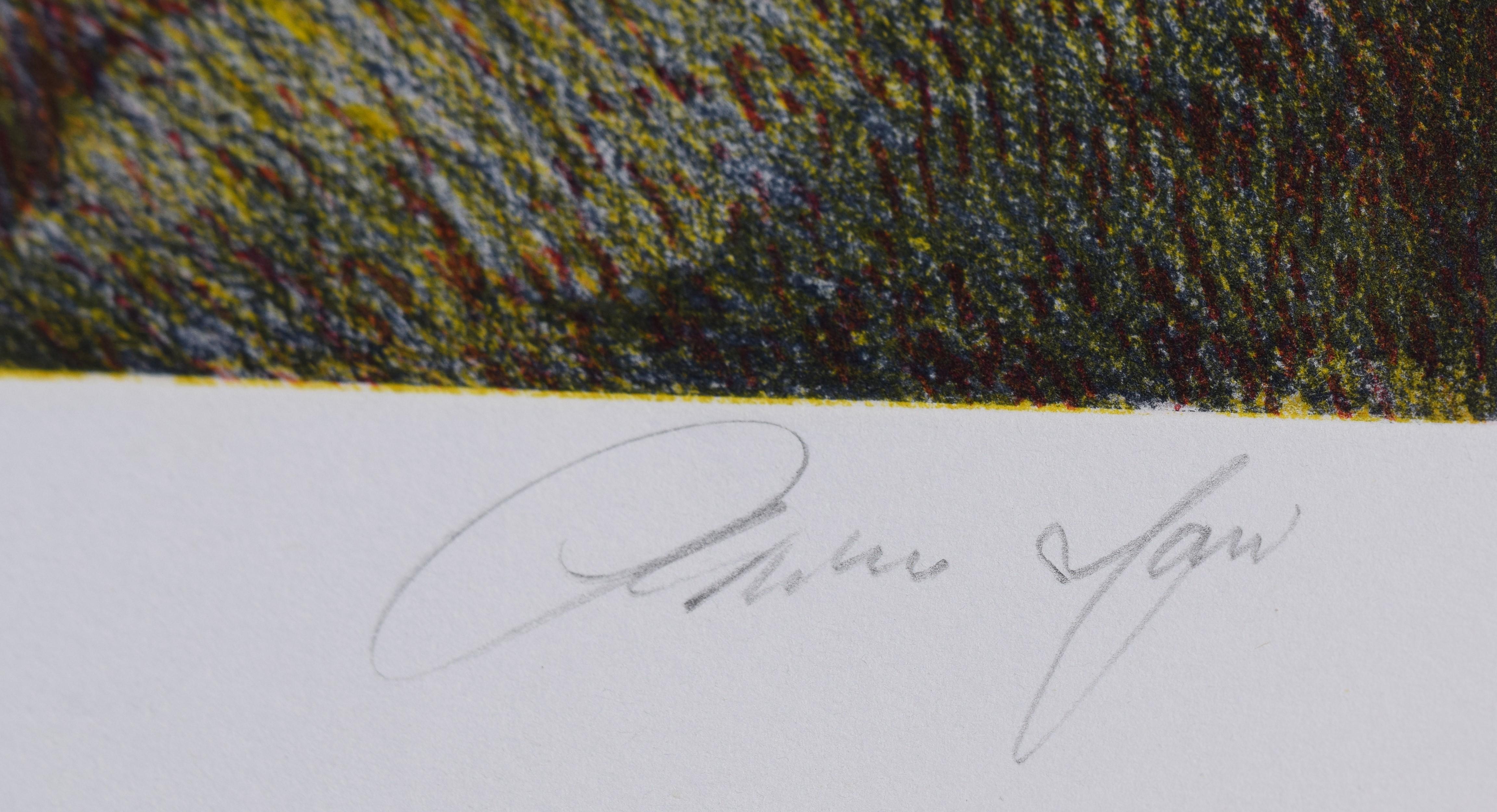 Dunas juntas, litografía firmada por Oliviero Masi en venta 3