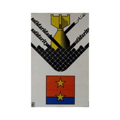 1972 OSPAAAL Vietnam Solidarité Original Cuban Political Poster