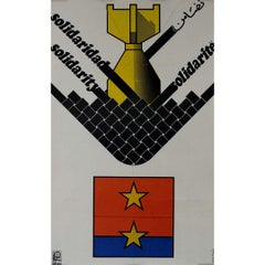 1972 OSPAAAL Vietnam Solidarité Original Cuban Political Poster