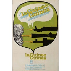 ca. 1970 politisches Plakat von Olivio Martines für OSPAAAL - Guinea
