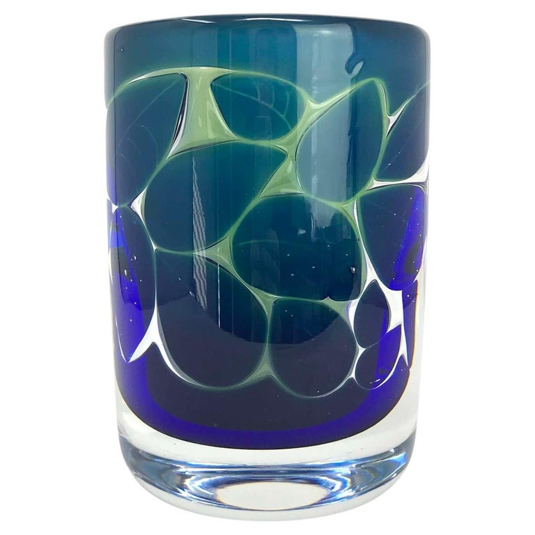 Olle Alberius Astrakan Ariel Glass Vase Orrefors, Sweden, 1987 For Sale ...