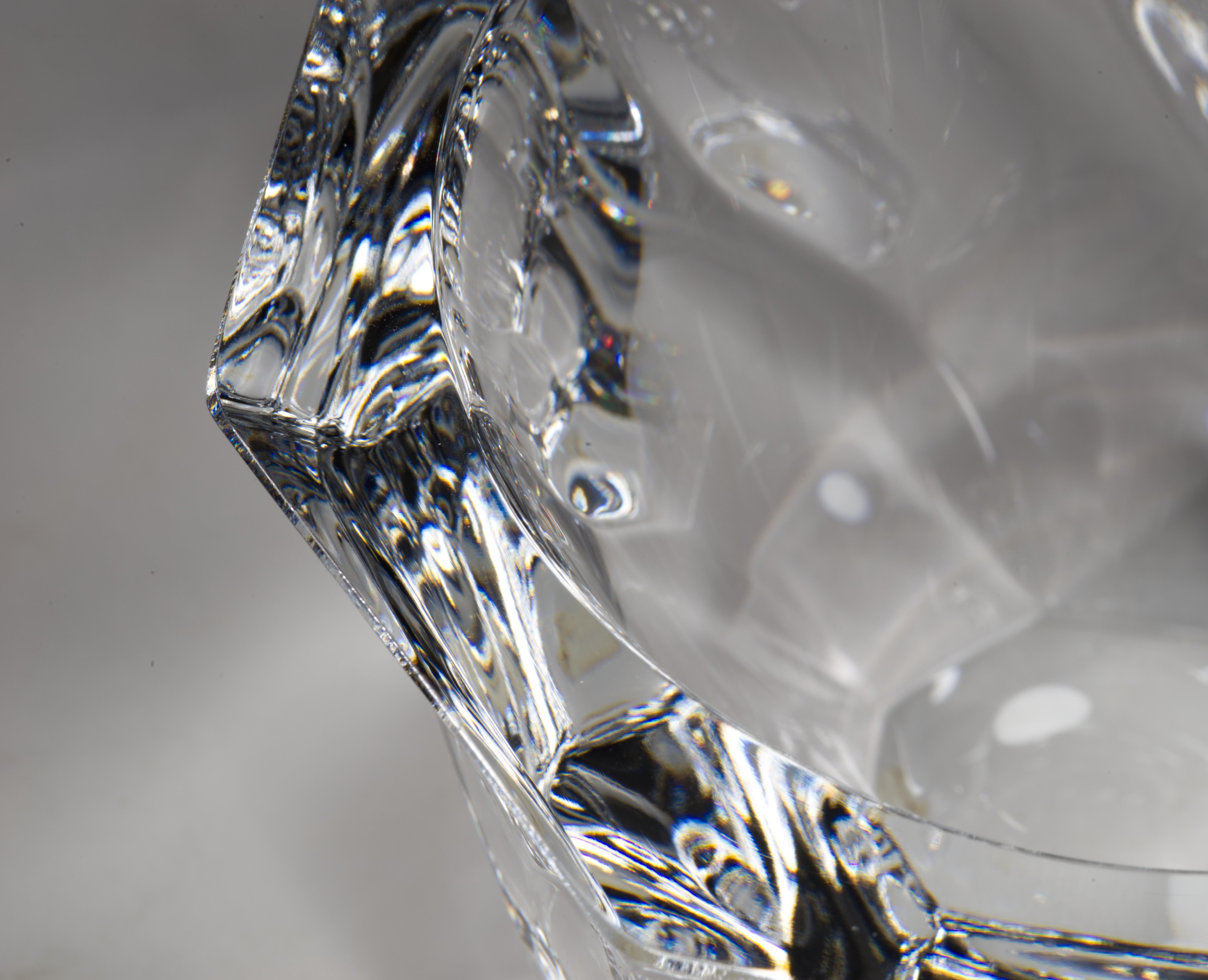 Cristal Bol en cristal de petite résidence scandinave moderne d'Olle Alberius pour Orrefors en vente