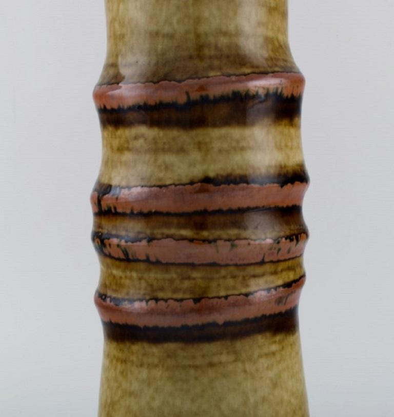 Smaltato Olle Alberius per Rörstrand, Vaso da terra in ceramica smaltata, anni '60 in vendita