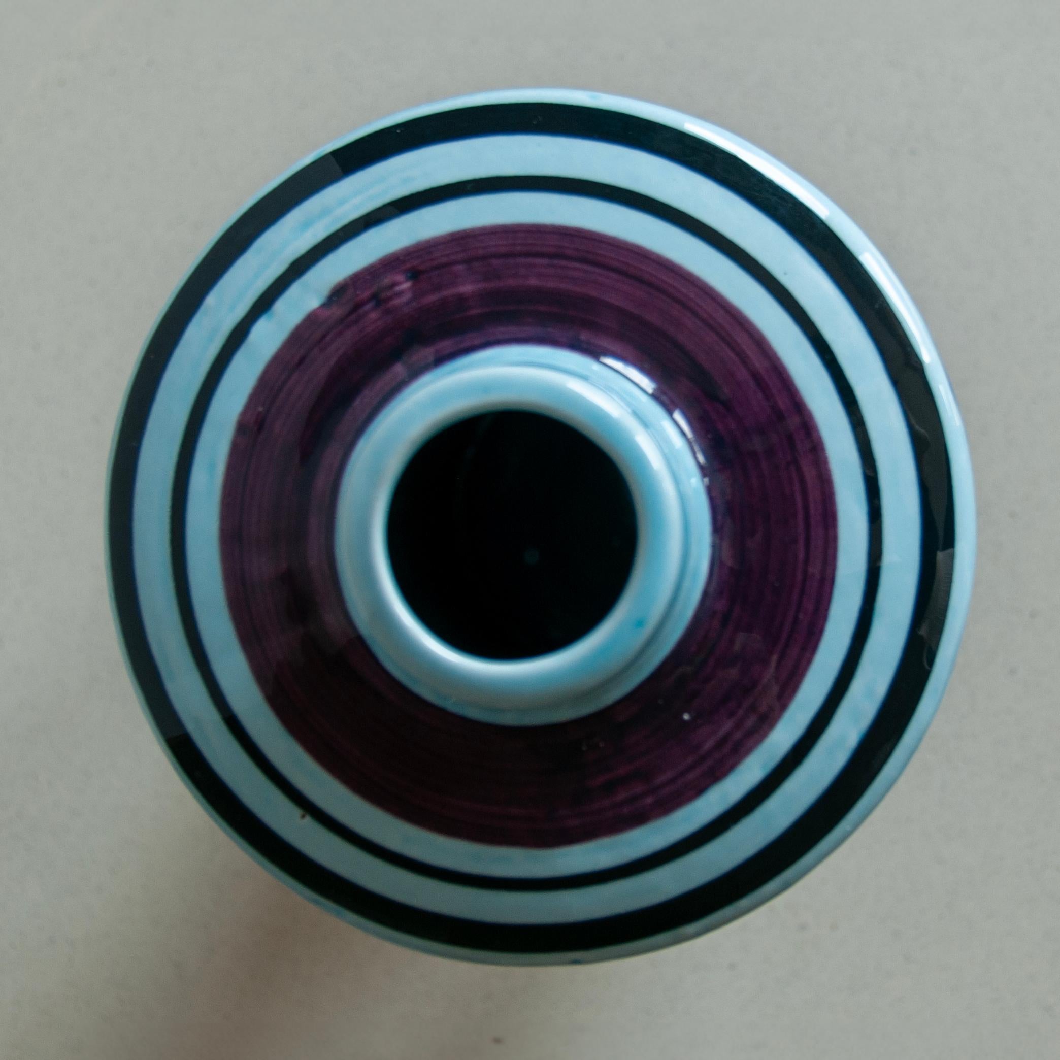 Swedish Olle Alberius 60´s Lavendel Vase for Rörstrand  For Sale