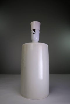 Olle Alberius for Rörstrand White, Mint Green Organic Decor Table Lamp, 1960s