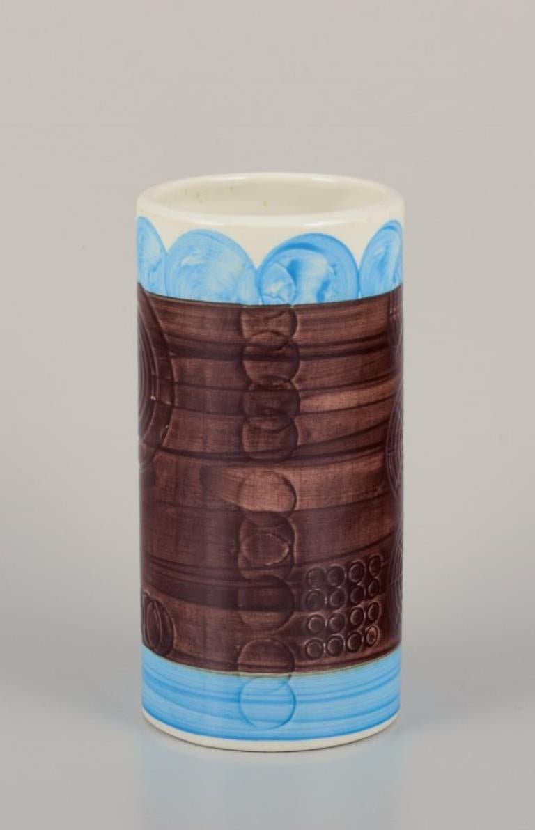 Scandinavo moderno Olle Alberius per Rörstrand. Vaso in ceramica 