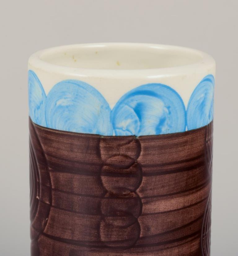 Svedese Olle Alberius per Rörstrand. Vaso in ceramica 