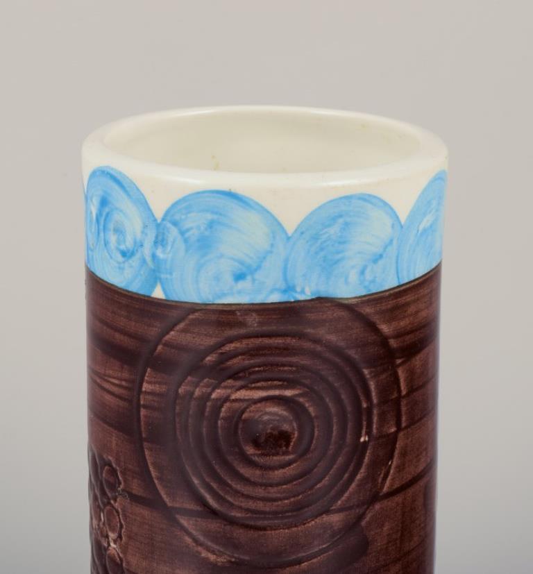 Smaltato Olle Alberius per Rörstrand. Vaso in ceramica 
