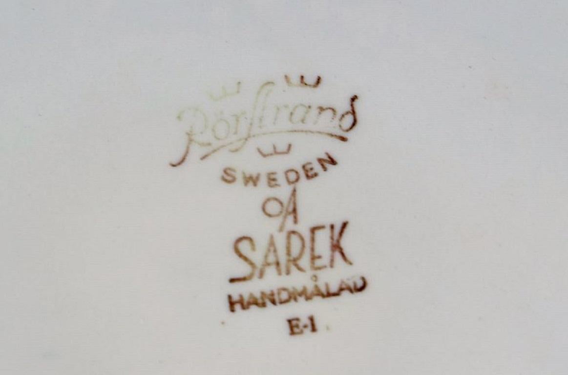 Olle Alberius für Rörstrand, Sarek Blumentopf aus handbemalter, glasierter Keramik im Zustand „Hervorragend“ im Angebot in Copenhagen, DK