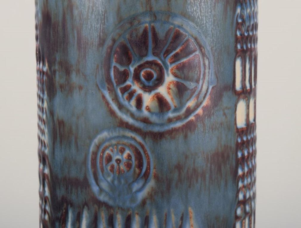 Metà XX secolo Olle Alberius per Rörstrand, Svezia. Vaso in ceramica 