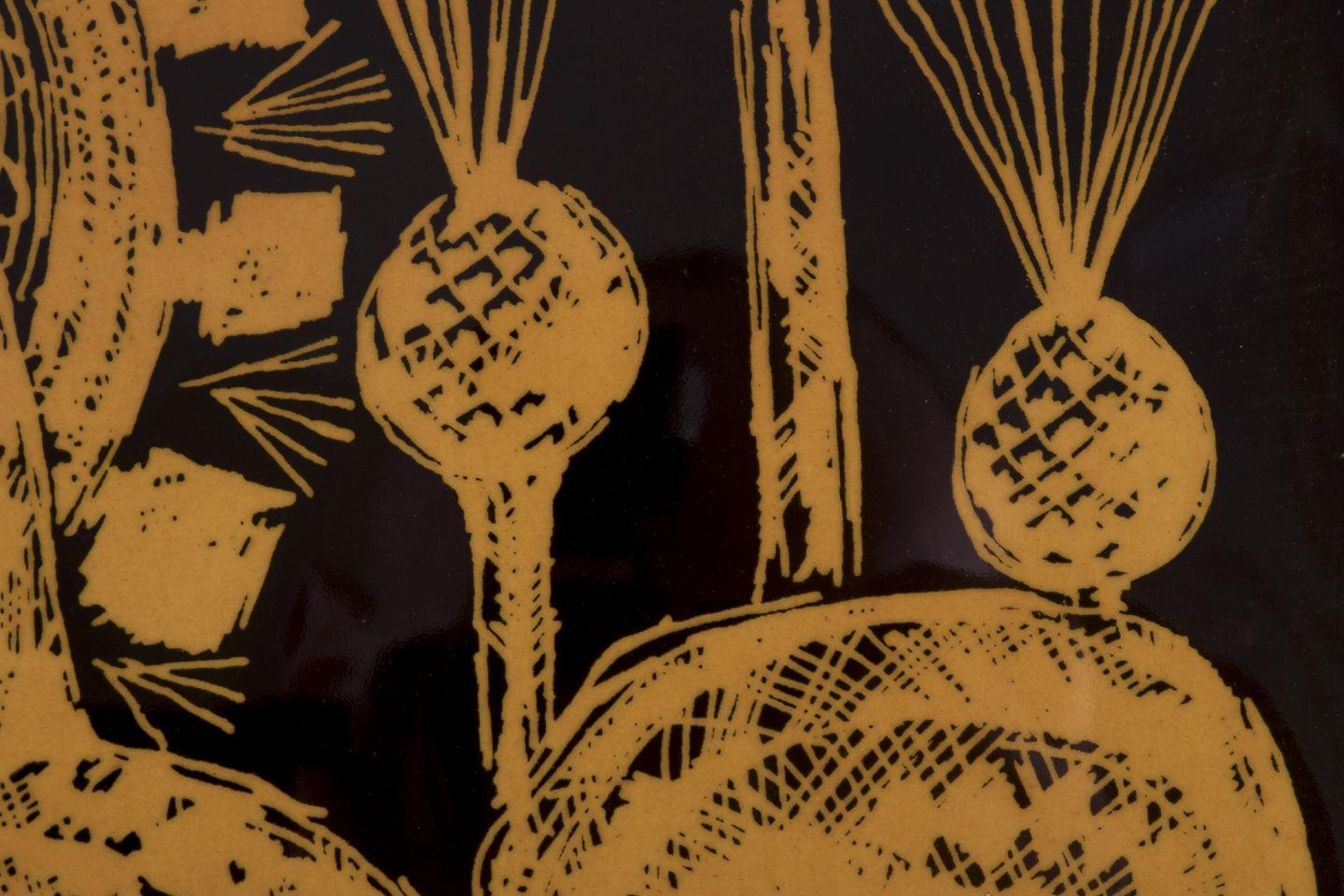 Olle Alberius pour Rörstrand, Suède. Plaque murale en céramique. Motif du coq. Excellent état - En vente à København, Copenhagen