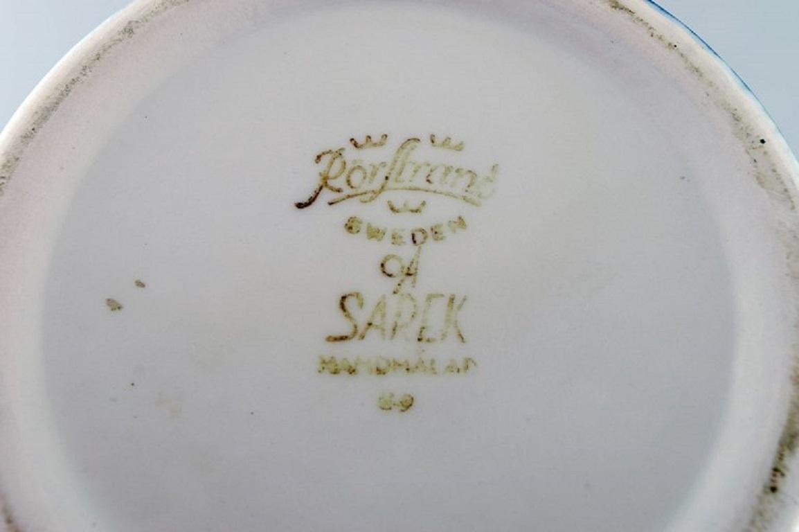 Smaltato Olle Alberius per Rörstrand, Due grandi vasi Sarek in ceramica smaltata in vendita