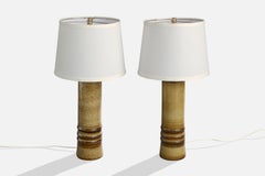 Olle Alberius, Table Lamps, Stoneware, Sweden 1960s