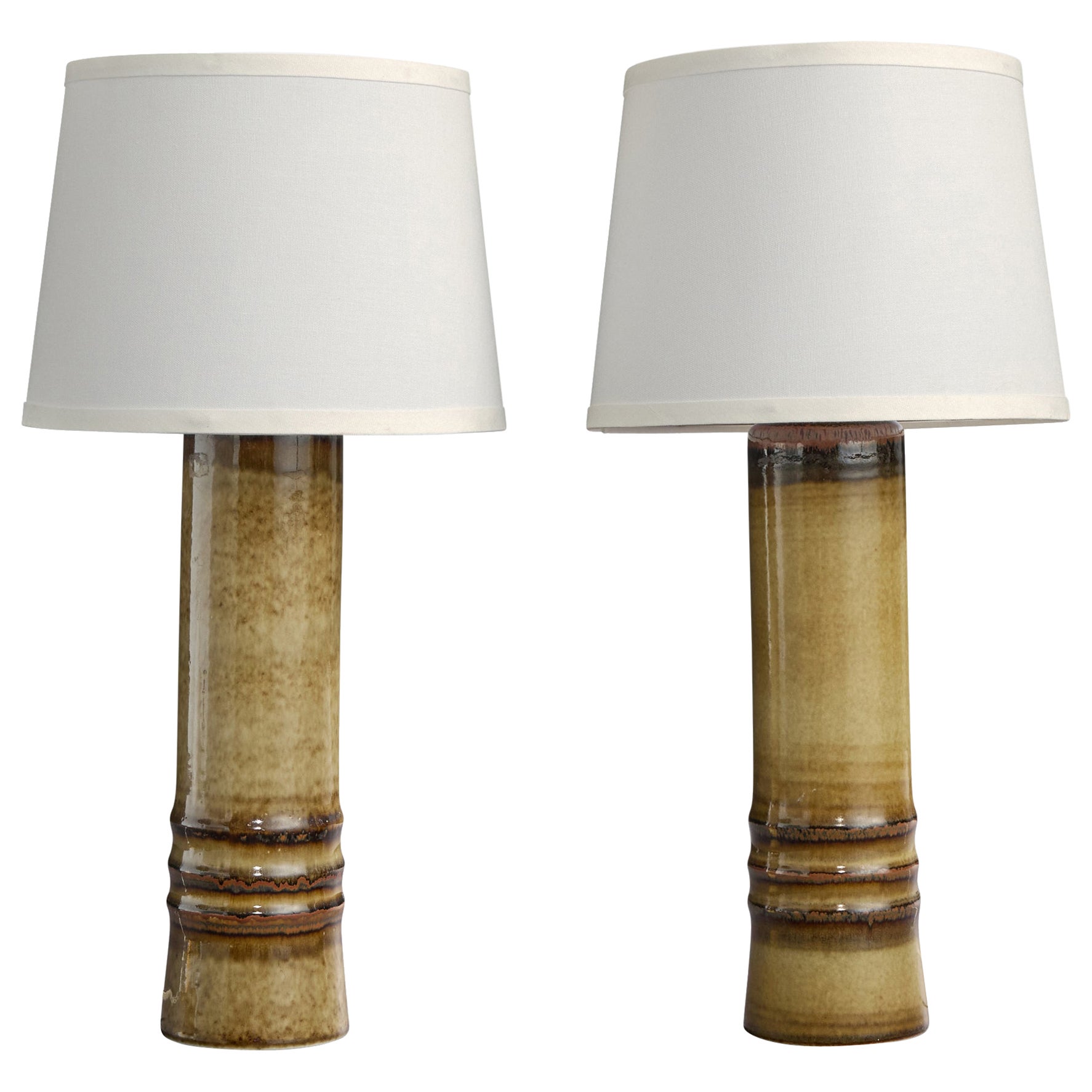 Olle Alberius, Table Lamps, Stoneware, Sweden 1960s