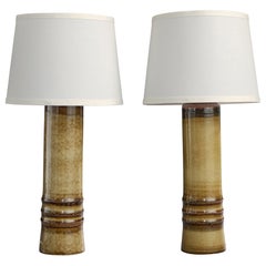 Olle Alberius, Table Lamps, Stoneware, Sweden 1960s