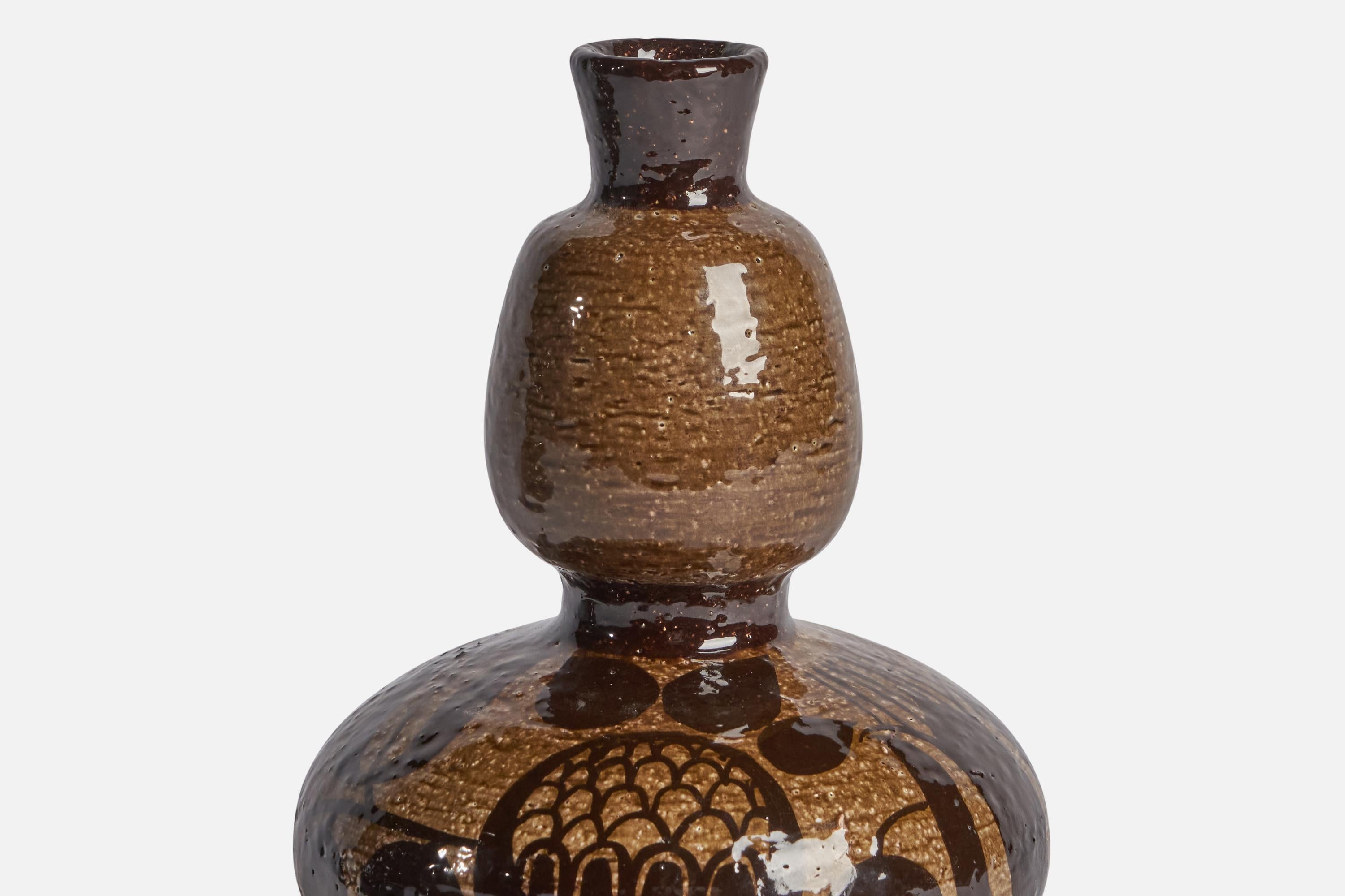 Swedish Olle Alberius, Vases, Stoneware, Sweden, 1950s For Sale