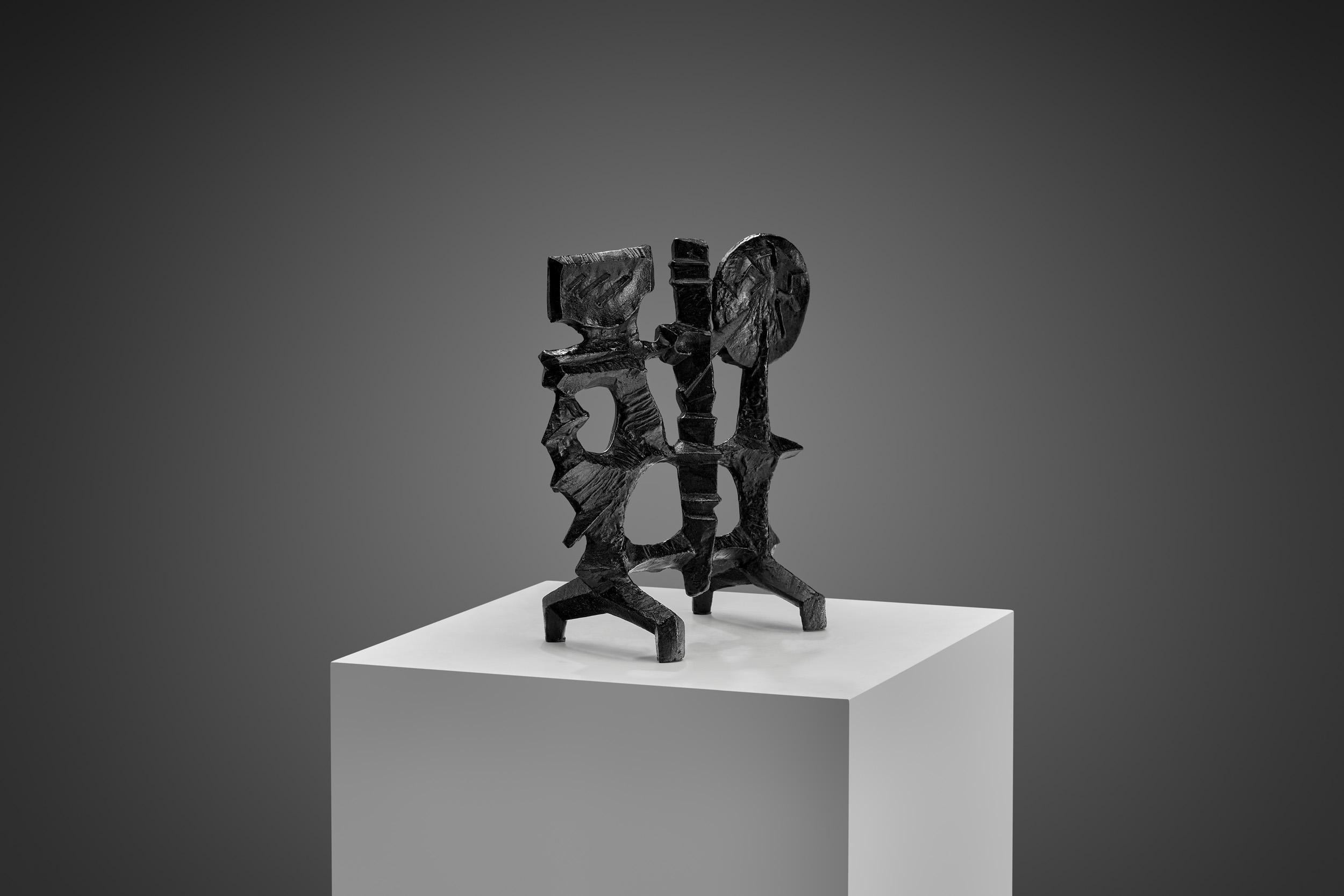 Scandinavian Modern Olle Hermansson Sculpture for Husqvarna, Sweden ca 1960s For Sale