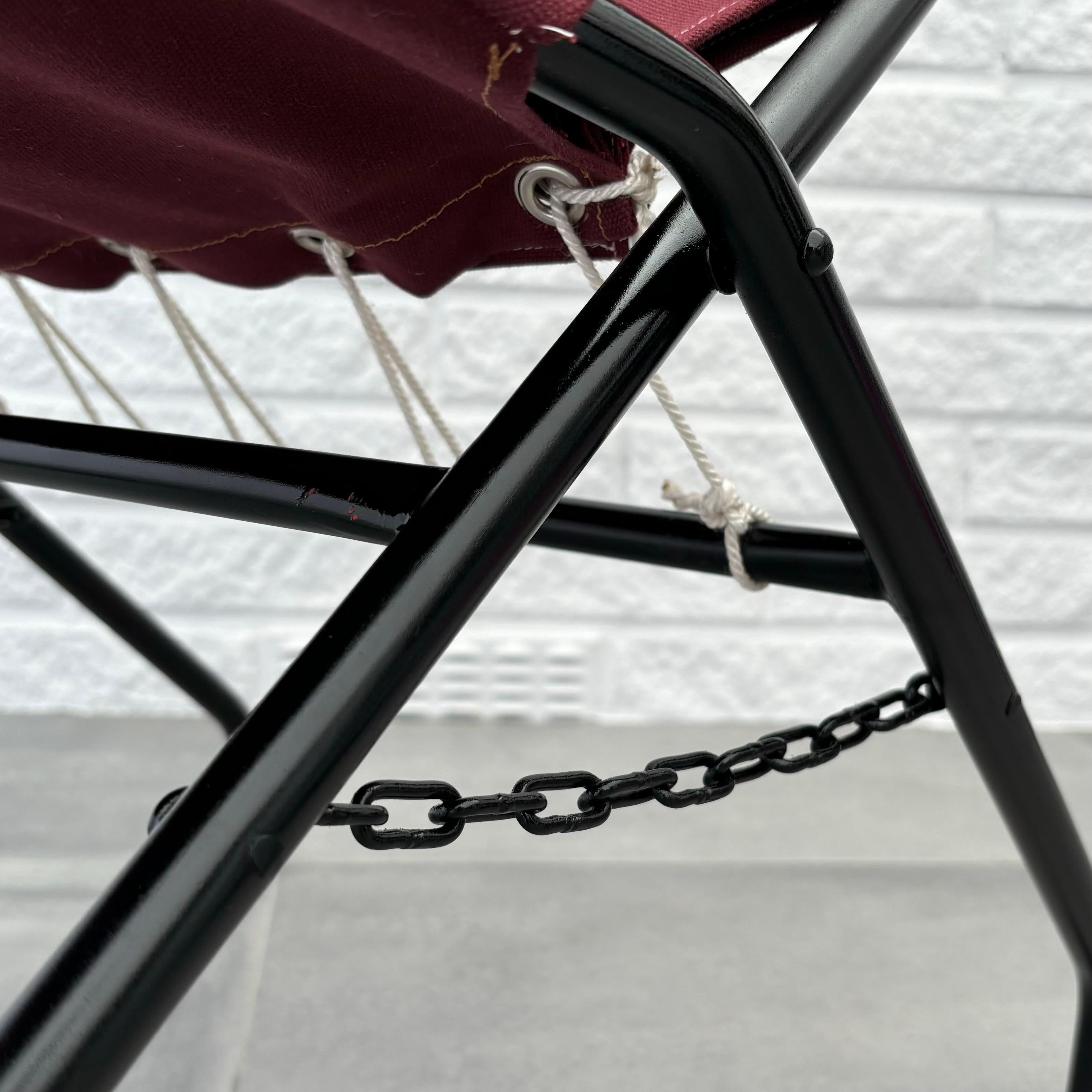Olle Pira, chaise pliante moderniste Oscar, String Design, Suède, années 1950 en vente 5
