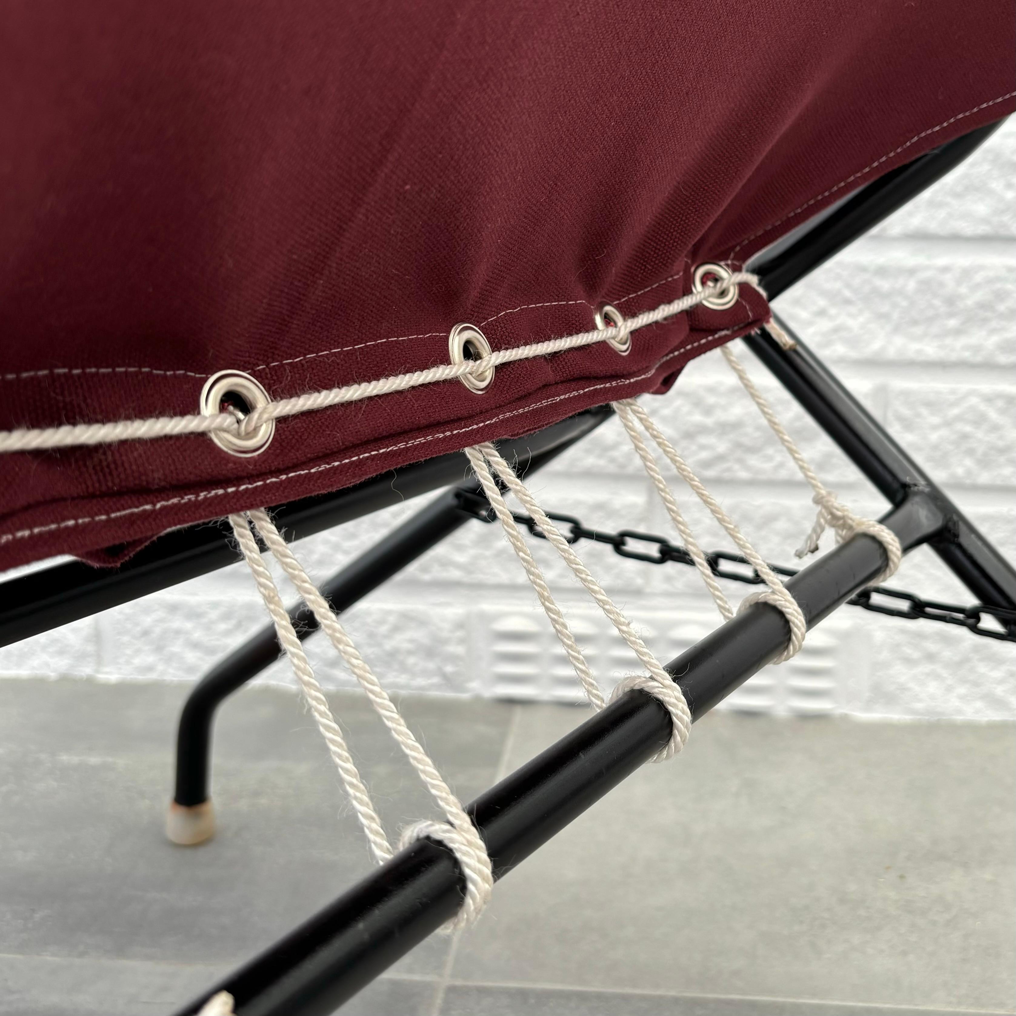 Olle Pira, chaise pliante moderniste Oscar, String Design, Suède, années 1950 en vente 6