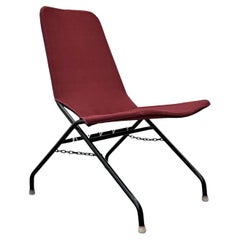 Olle Pira, chaise pliante moderniste Oscar, String Design, Suède, années 1950