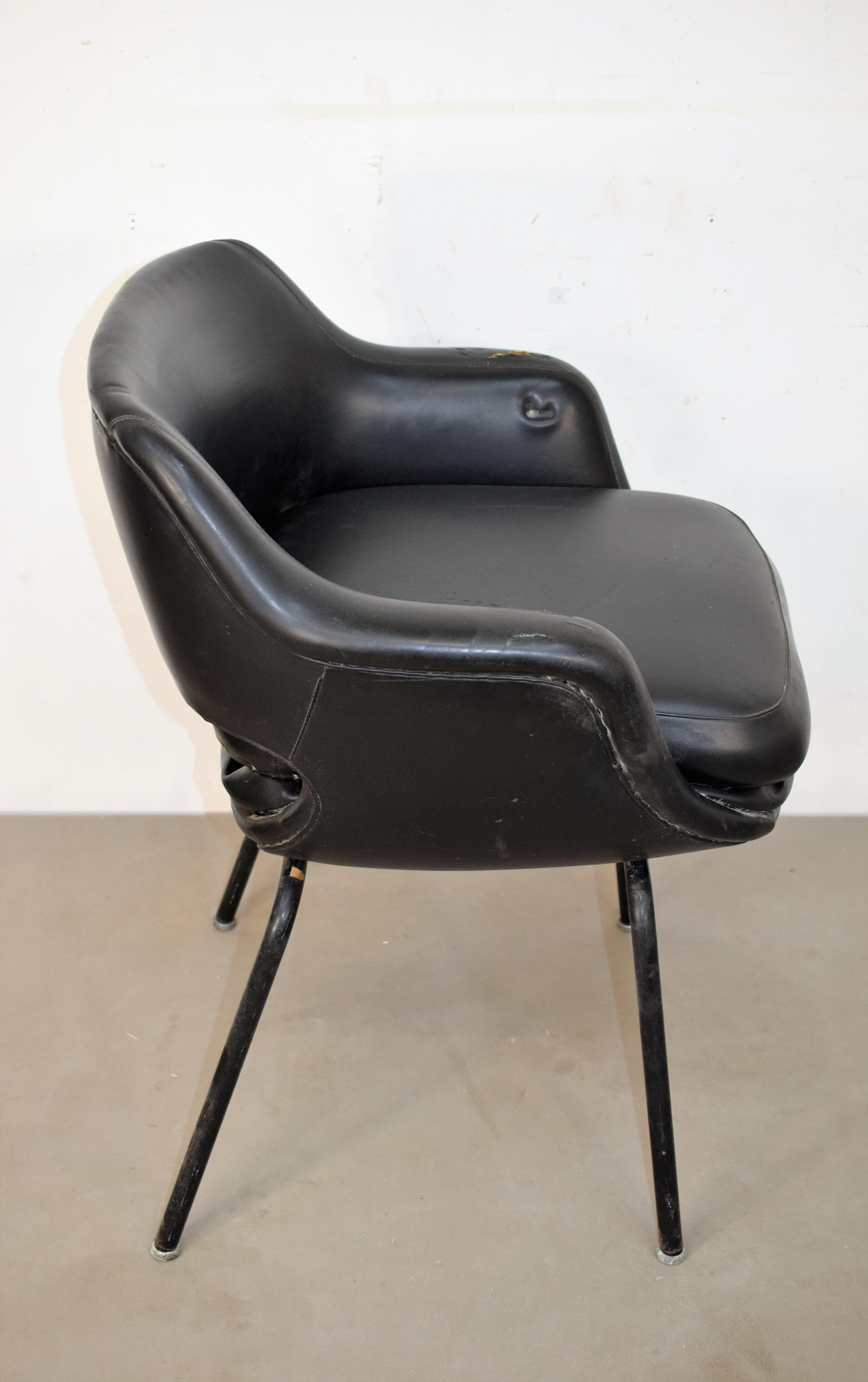 Mid-Century Modern Olli Mannermaa for Cassina Chair, 1970s