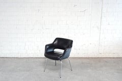 Olli Mannermaa Leather Kilta Chair by Eugen Schmidt & Cassina Martela