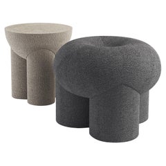 Ollie Contemporary Stool in Fabric by Secolo