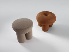 Ollie Contemporary Stool in Fabric