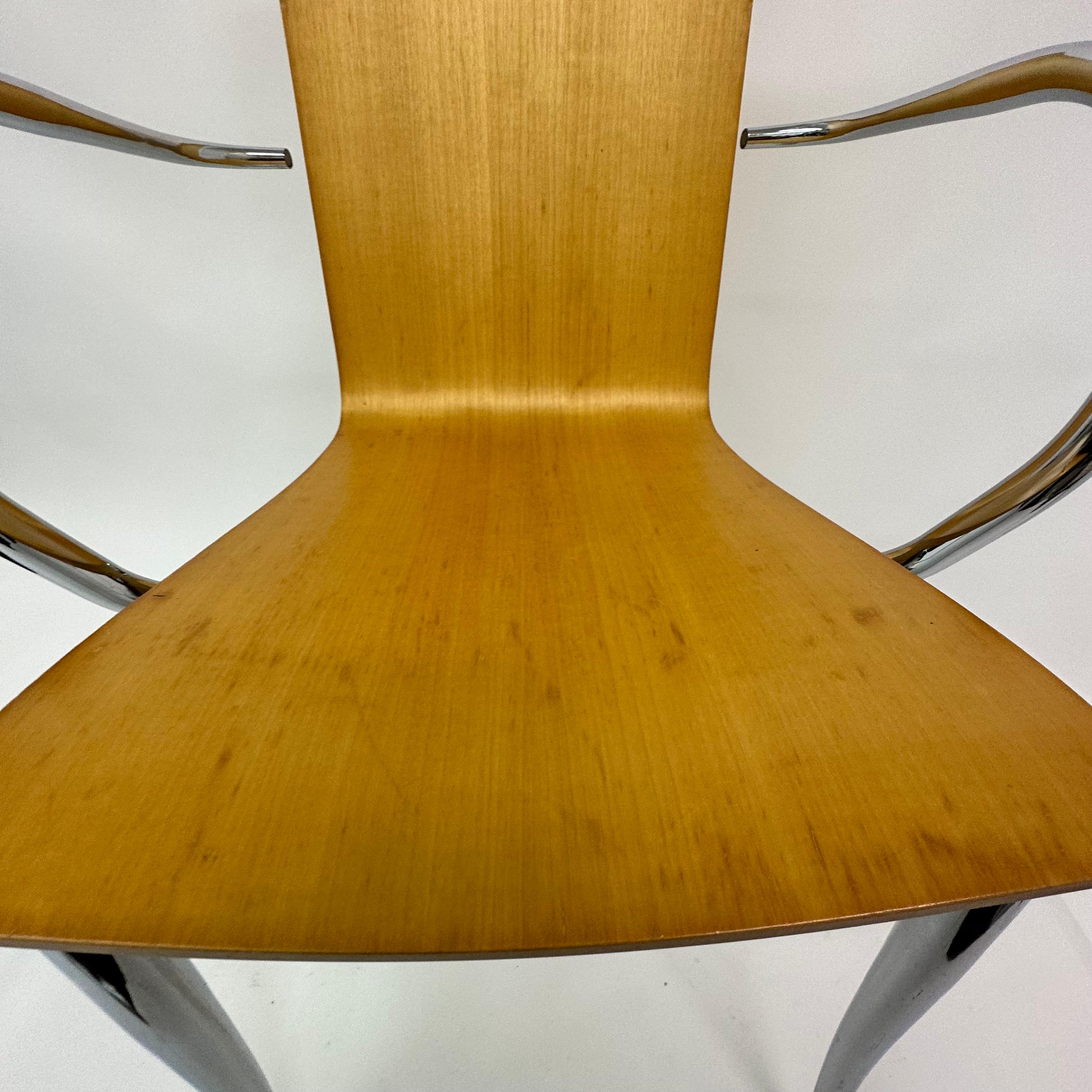 Wood Olly Tango Chair by Philippe Starck for Driade, 1990s