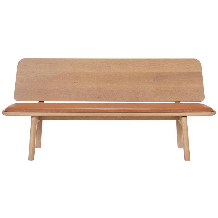 White Leather Benches 25 For Sale On 1stdibs
