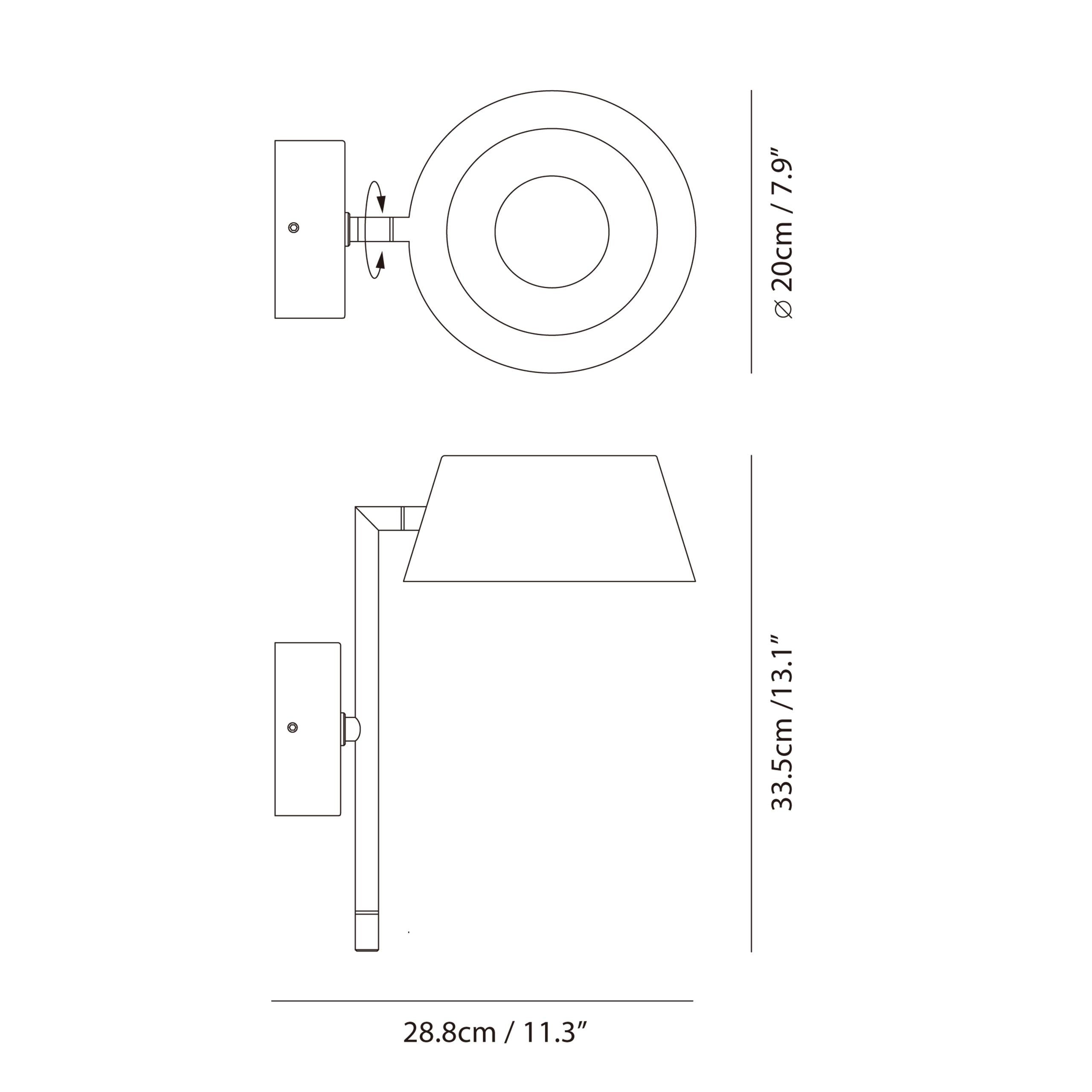 Aplique de pared OLO XL WU en venta 6