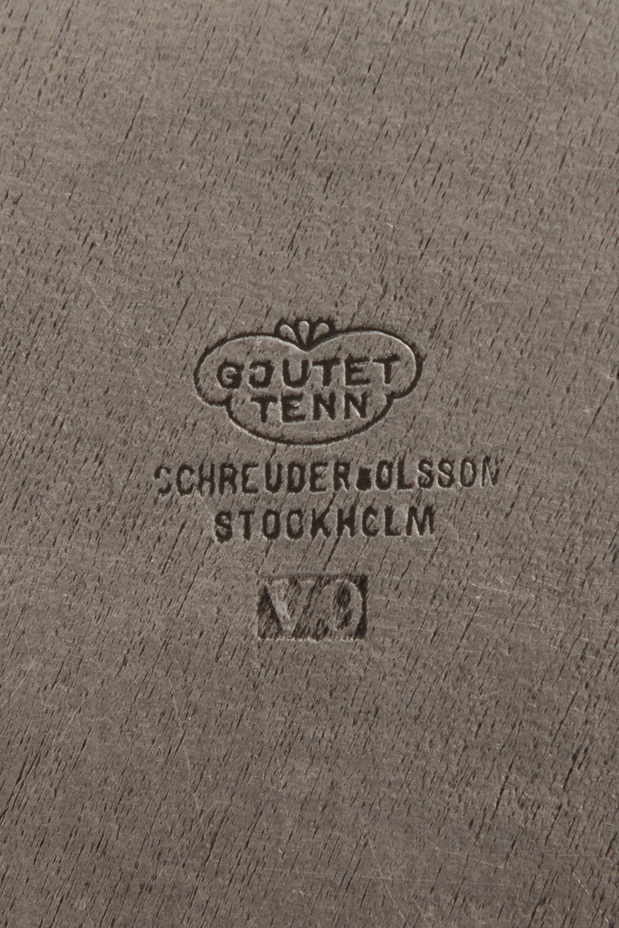 Suédois Plat Olof Ahlberg produit par Schreuder & Olsson à Stockholm, Suède en vente
