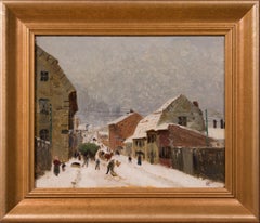 Crowded Street Scene From Luntmakargatan, Stockholm