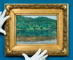 Tranquil Reflections – Swedish Summer Landscape by Olof Arborelius