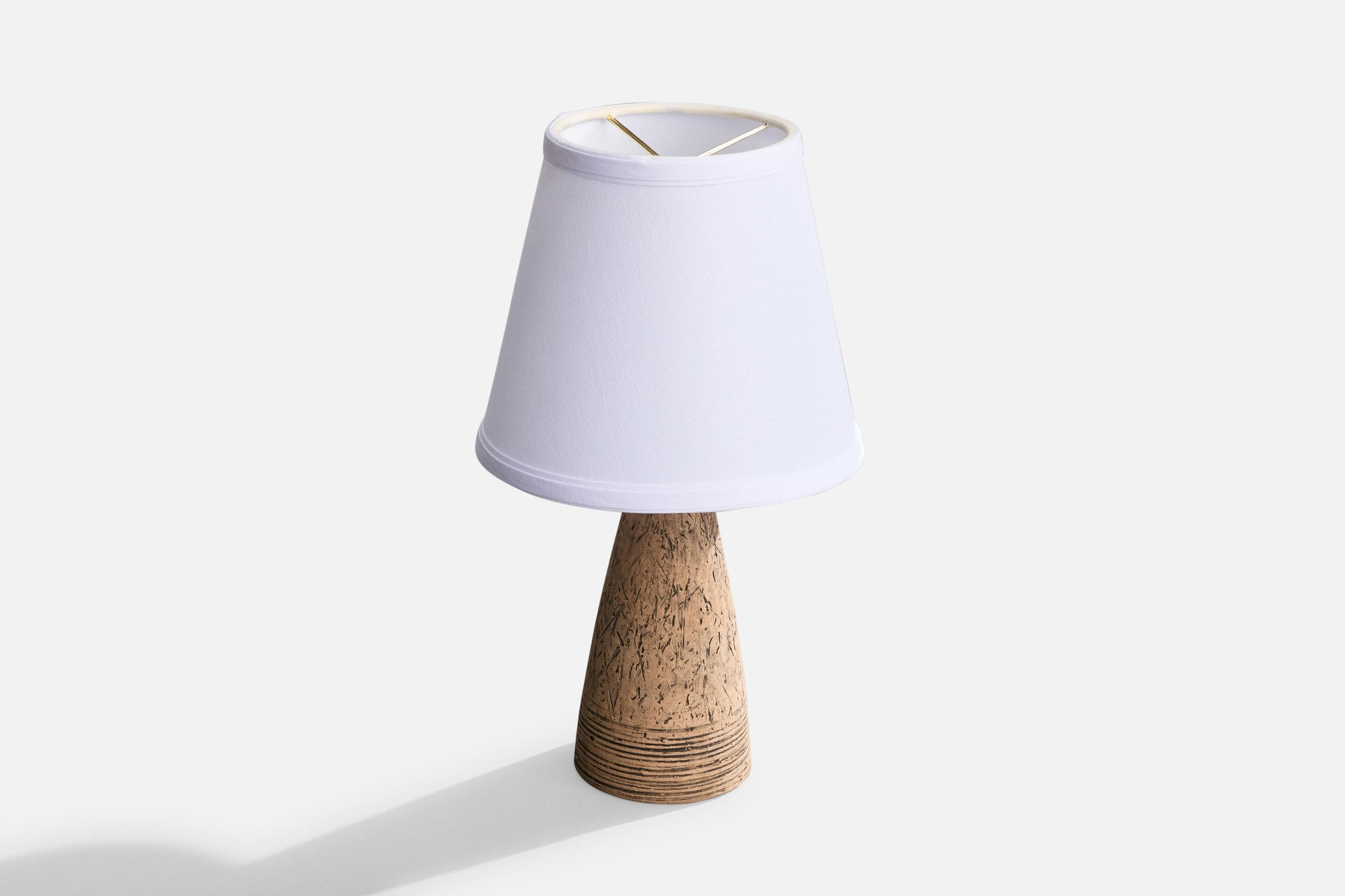 Mid-Century Modern Lampe de bureau Olof Georg Hermansson, Céramique, Suède, années 1960 en vente